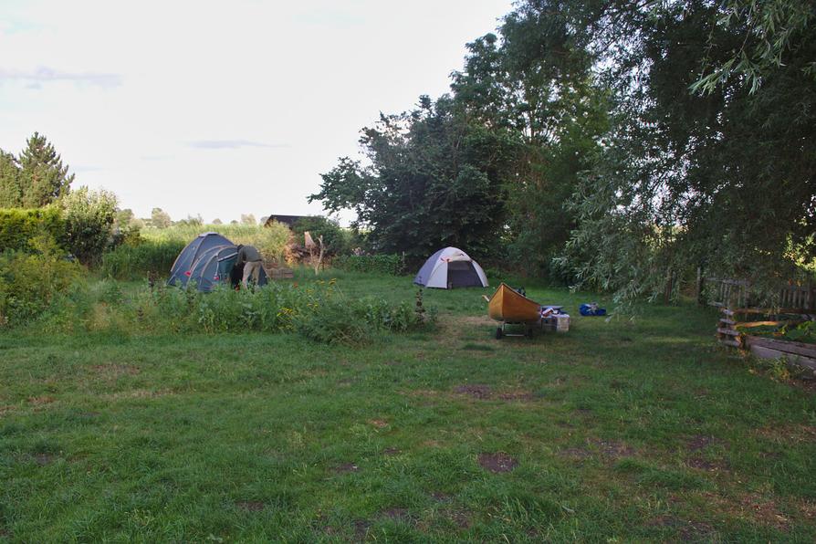 Camping auf der Burg Klempenow