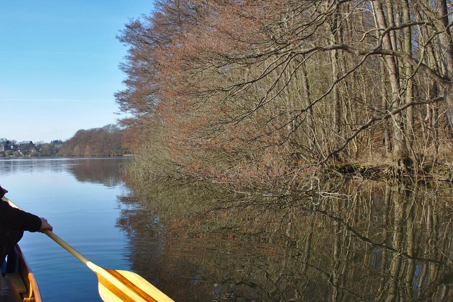 die Schwentine beim Gut Wittmoldt