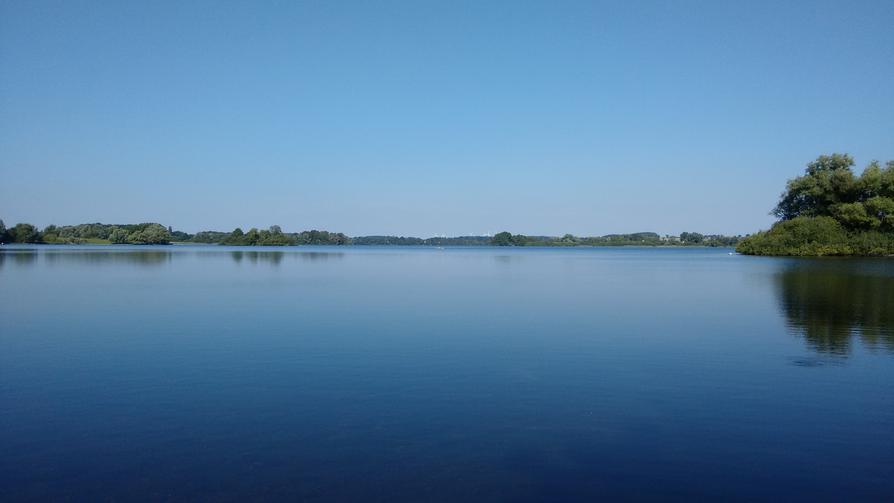 der Kleine Plöner See gegen Abend