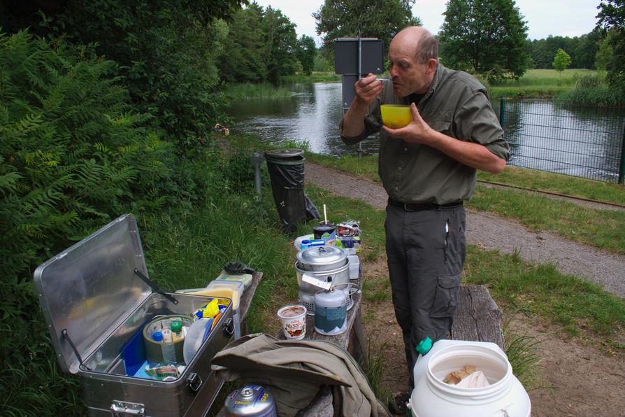 Pause beim Wehr Große Tränke