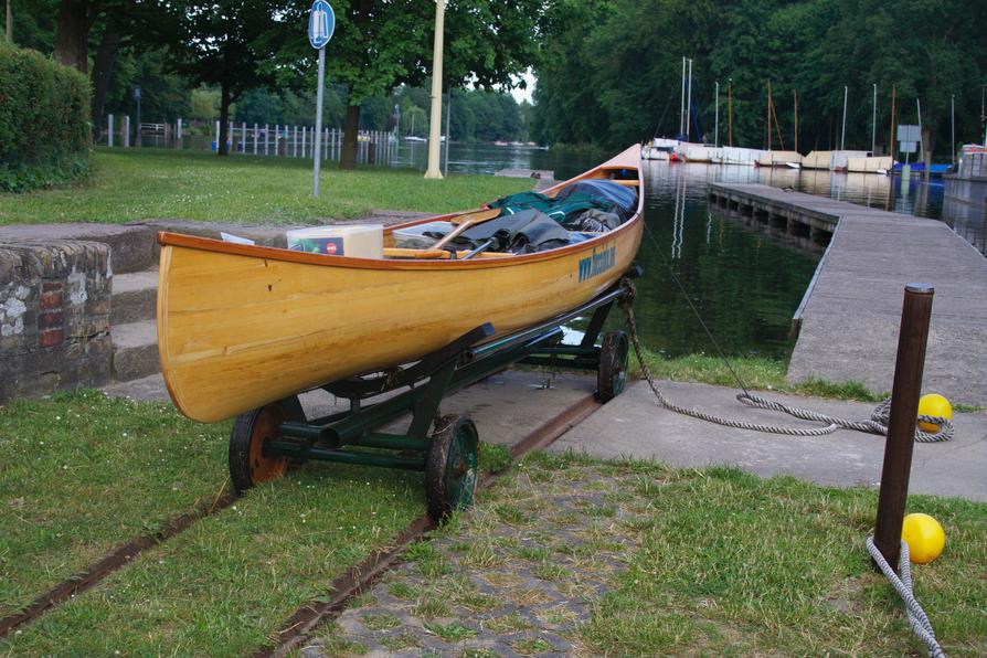 Umsetzen Schleuse Neue Mühle