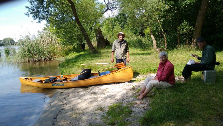 Das FlussInfo-Team in Pritzerbe