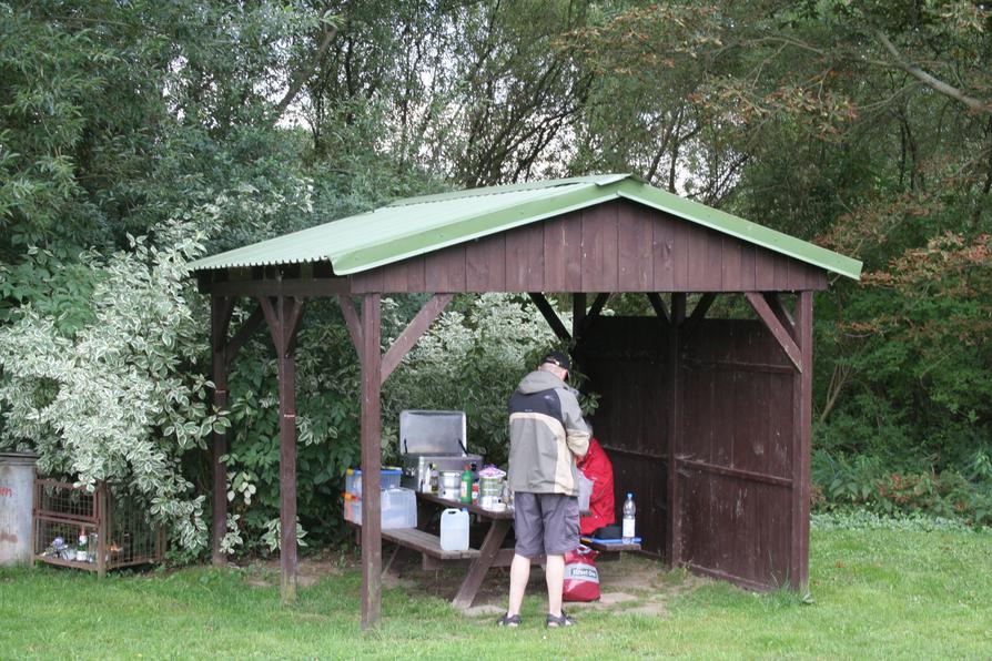 Kochplatz am Wasserwanderrastplatz Burow