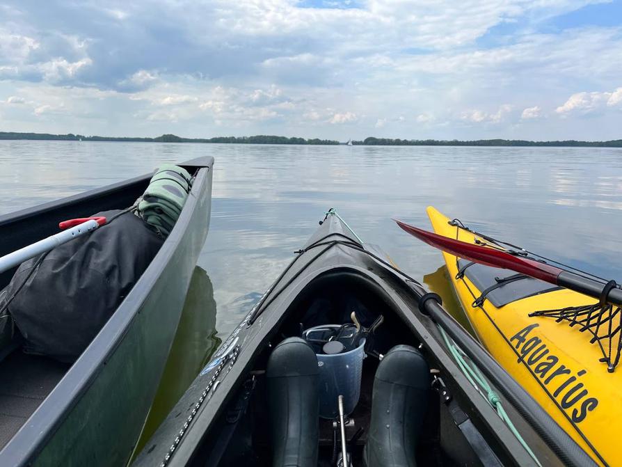 fast windstill auf dem Großen Plöner See