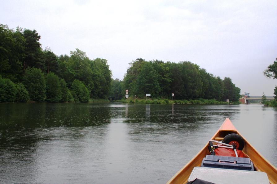 Kreuzung des Oder-Havel-Kanals mit dem Werbellinkanal