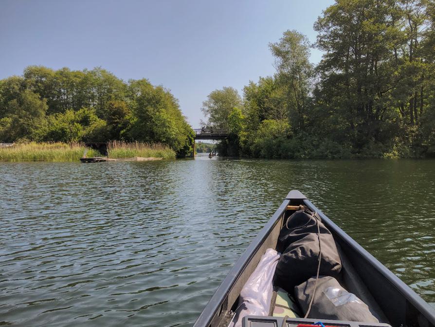 Durchfahrt zum Dieksee in Timmdorf