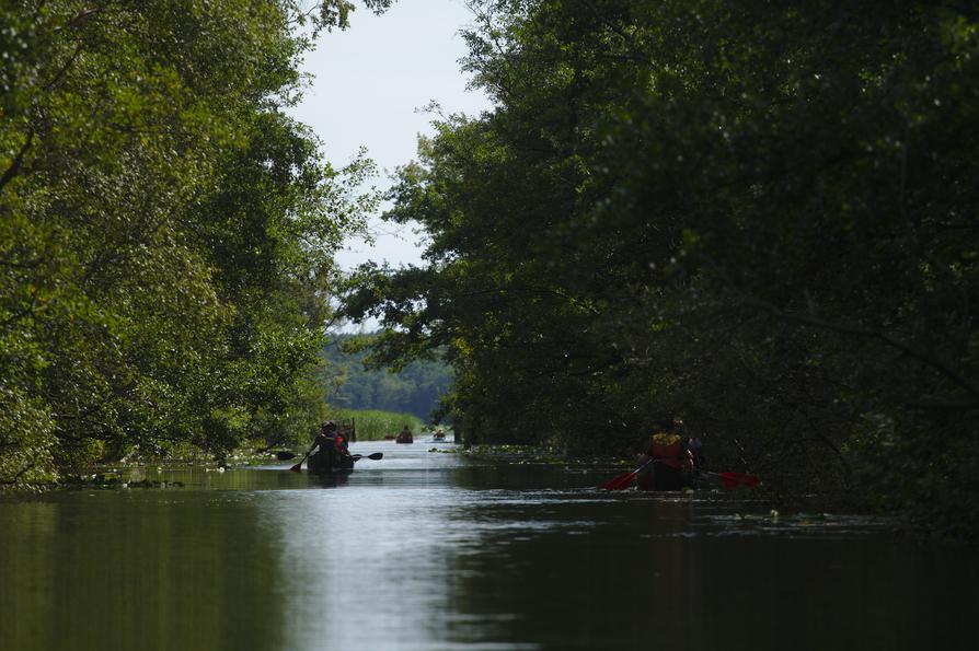 Junkerkanal vor dem Leppinsee