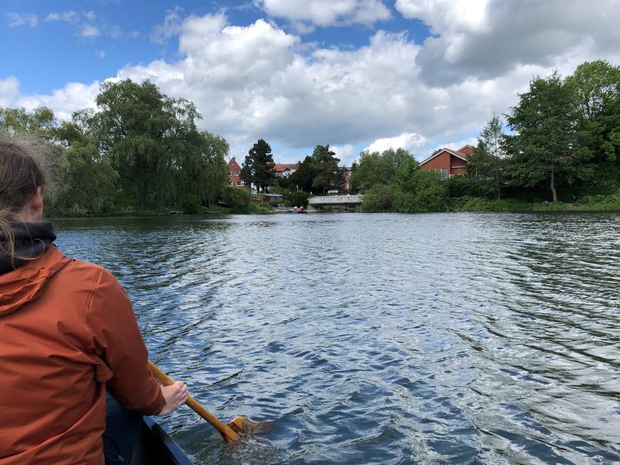 zurück auf dem Kirchsee in Preetz