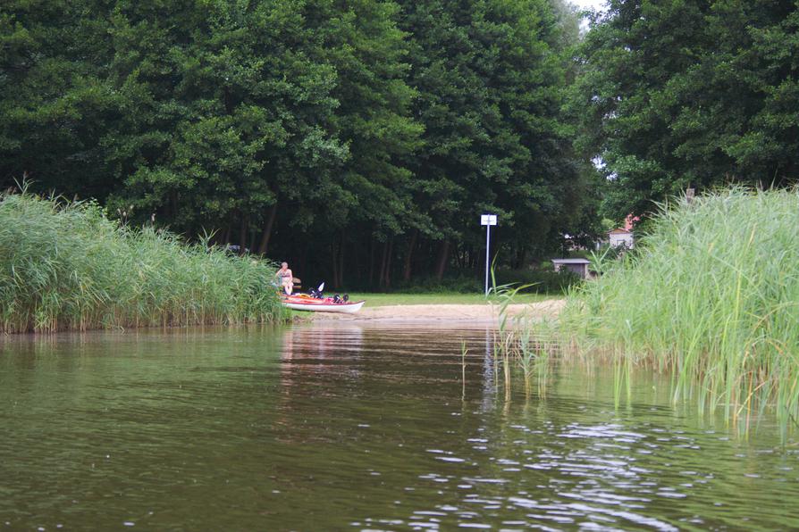 Badestelle am Stolpsee in Himmelpfort