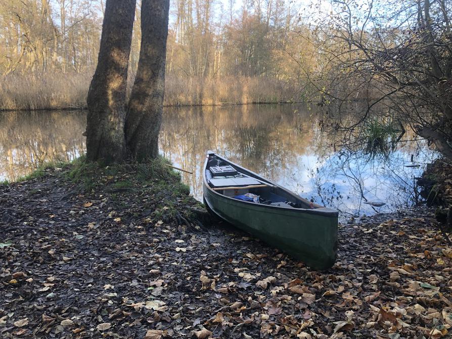 kleine Pause nahe dem Wanderweg Bachstraße