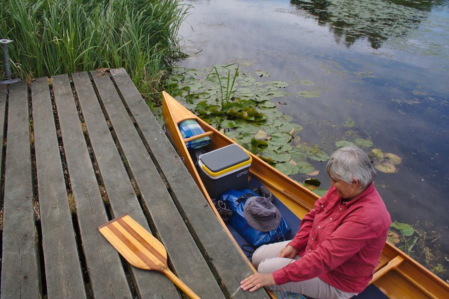 Ende unserer Kanutour am Rosensee