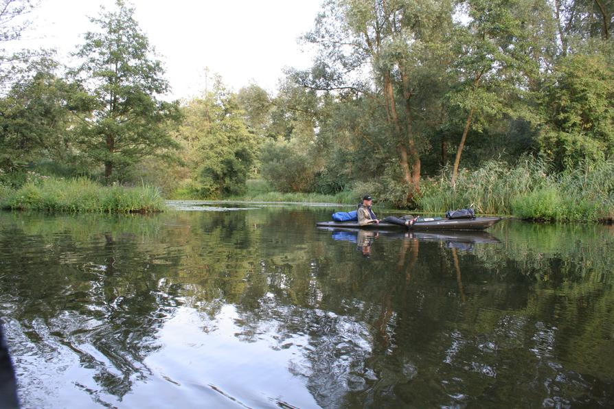 vor Dömitz, viel Natur abseits der Müritz - Elde-Wasserstraße