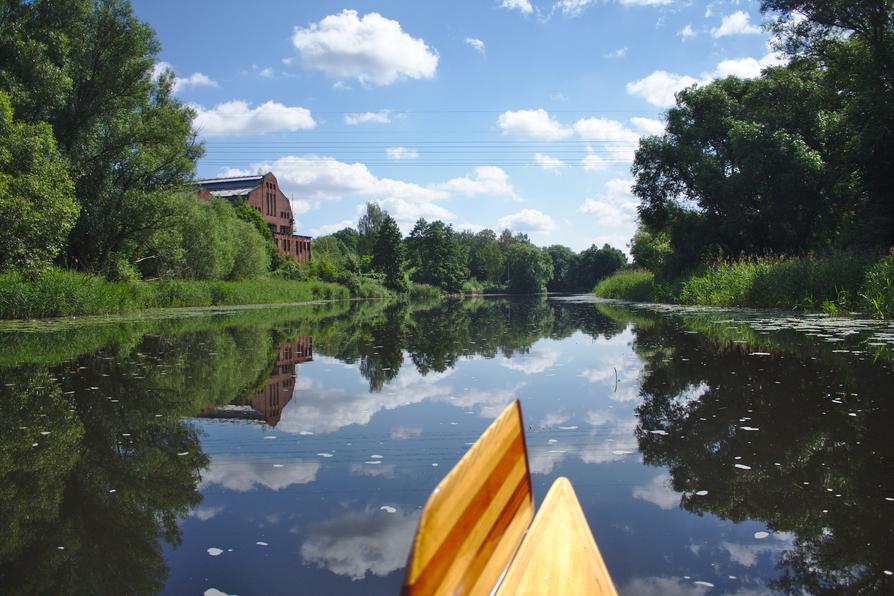 Finowkanal beim Messingwerk Finow