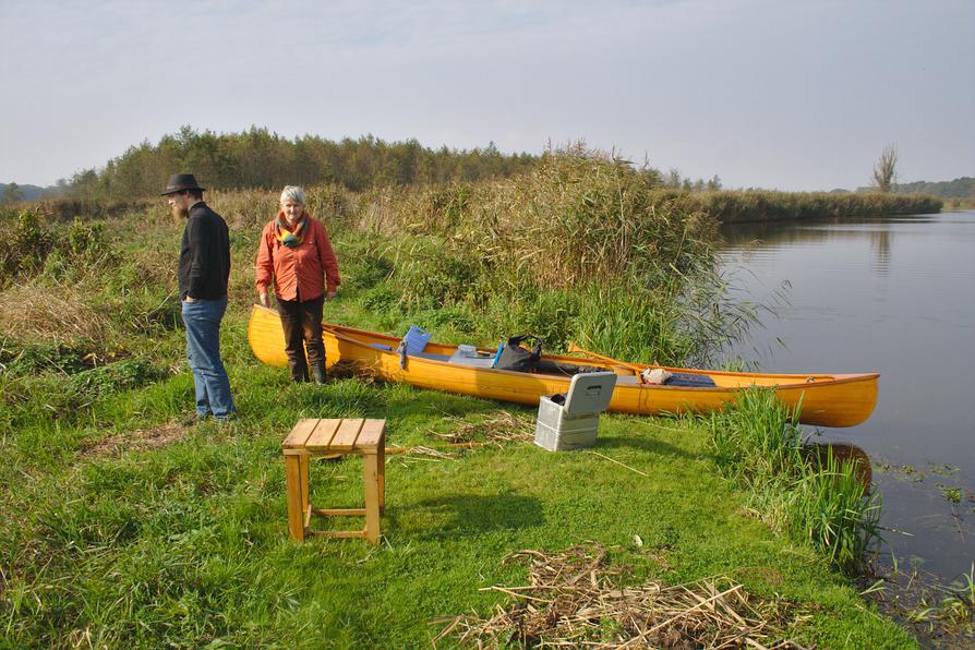 Pause an der Trebel bei Annenhof