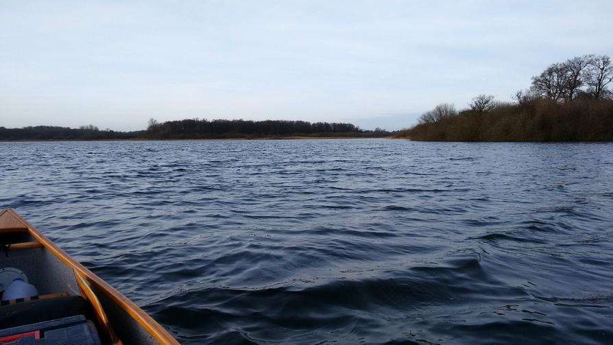 im Winter auf dem Lanker See