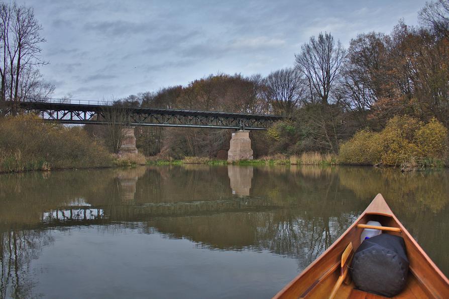 Eisenbahnbrücke in Kiel