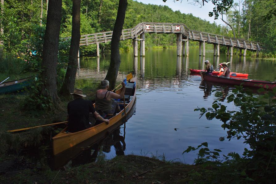 unsere Pause an der Drosedower Bek