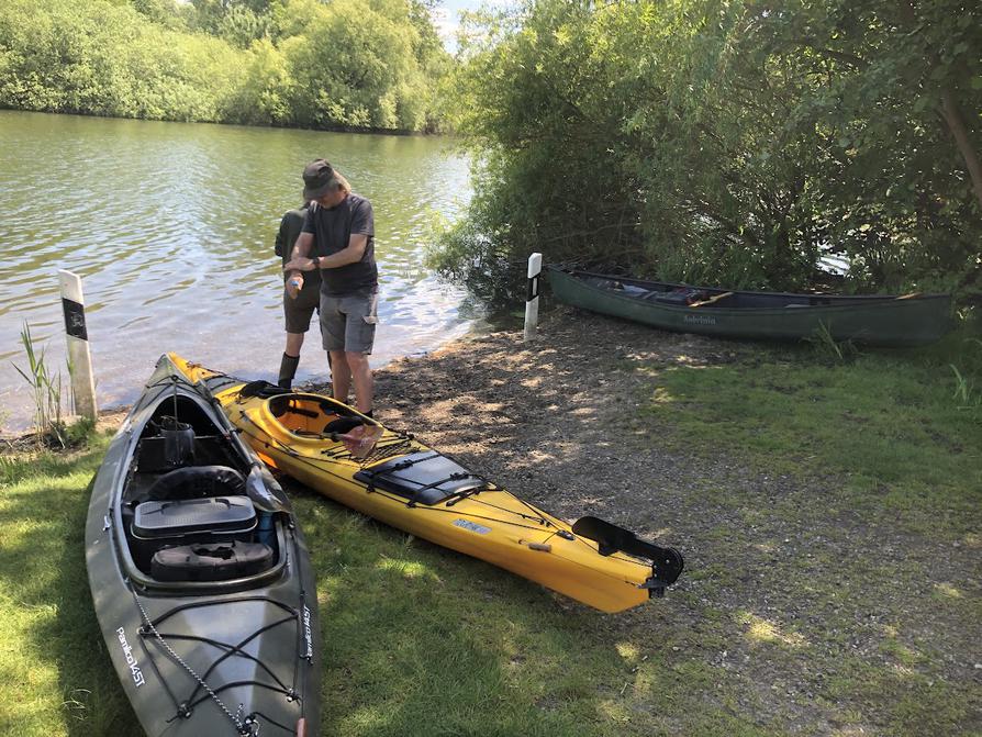 Vor dem Start am Kirchsee