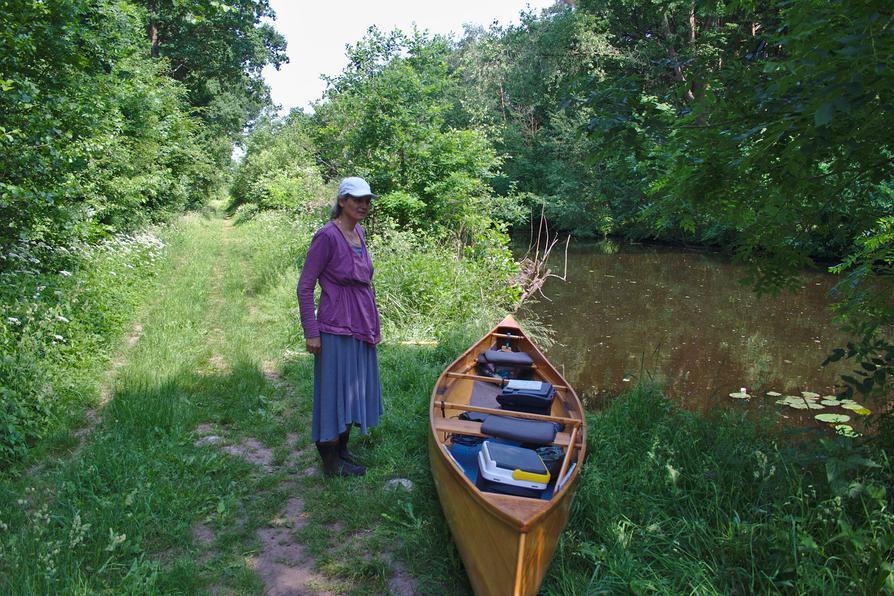 Start- und Zielpunkt am Breitenburger Kanal