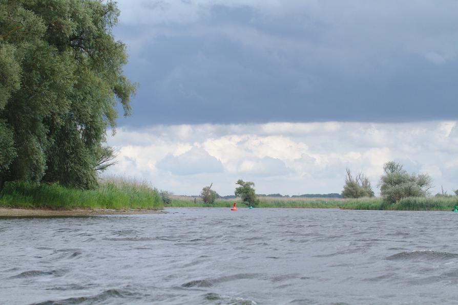 viel Wind auf der Havel