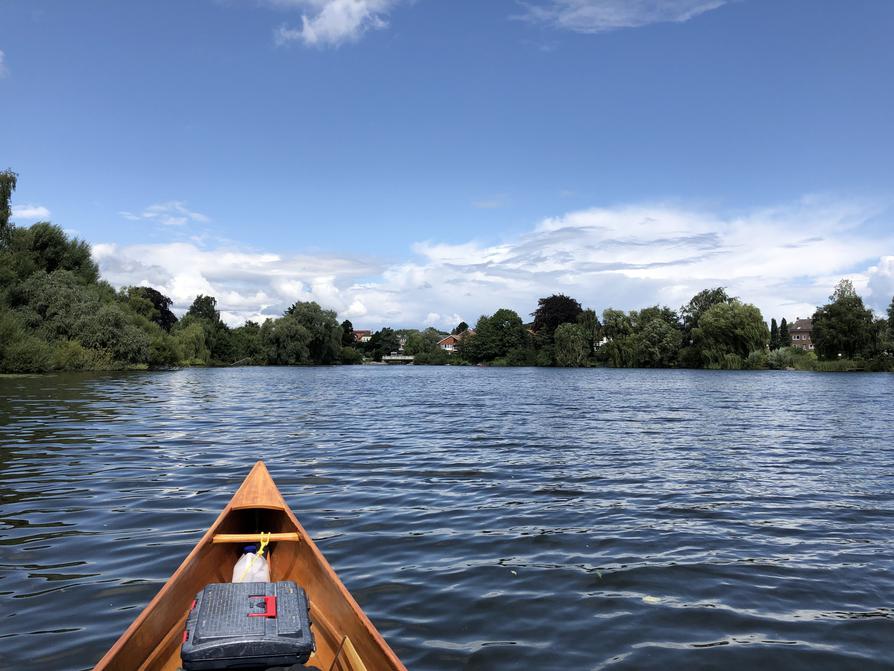 Auf dem Kirchsee in Preetz