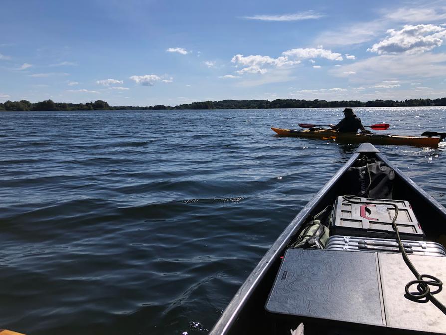 auf dem Kleinen Plöner See