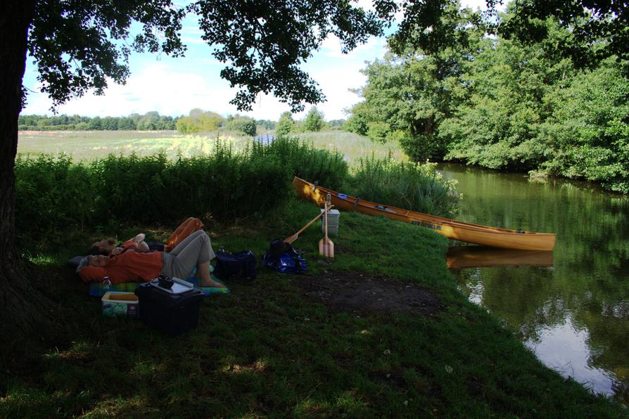 Pause an der Eider