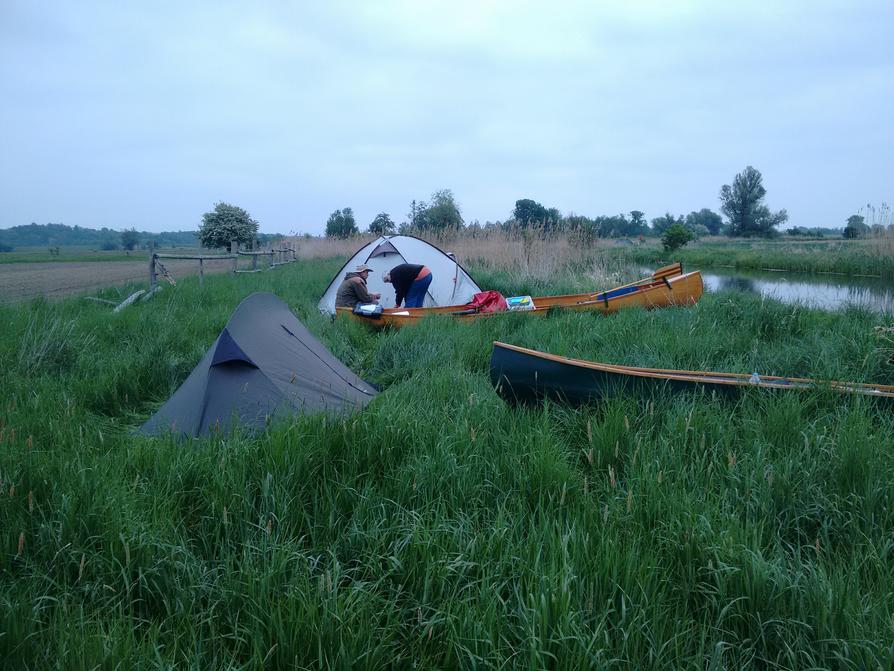 Biwakplatz im Oderbruch