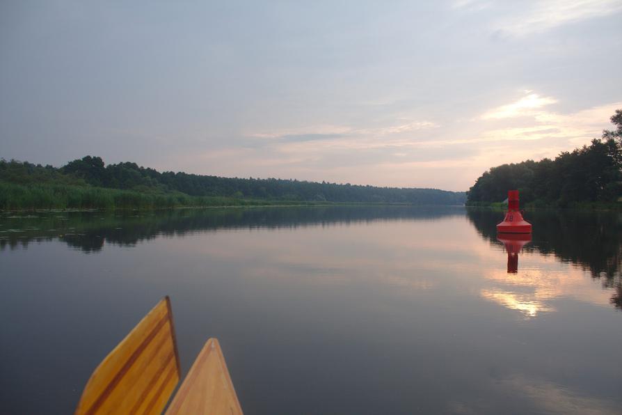 Morgenfahrt auf der Alten Oder