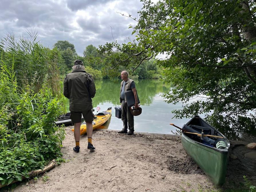 Pause am Eutiner See nahe Schäferhof