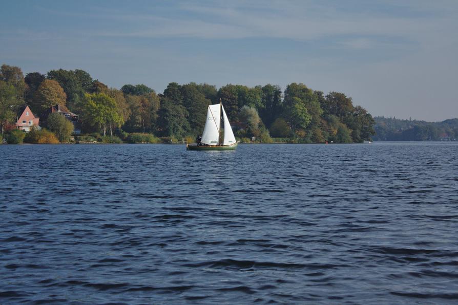 Megin-Jolle auf dem Großen Plöner See