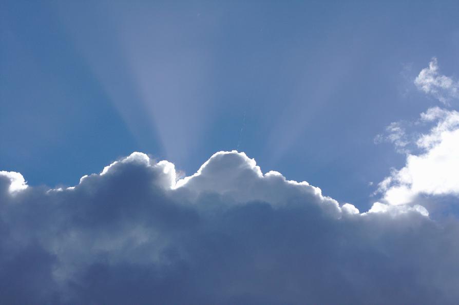 dramatischer Himmel über dem Lanker See