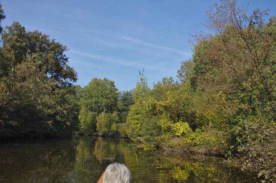 Auf dem Breitenburger Moorkanal