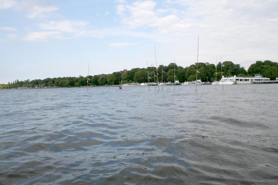 Wellengang auf dem Wannsee