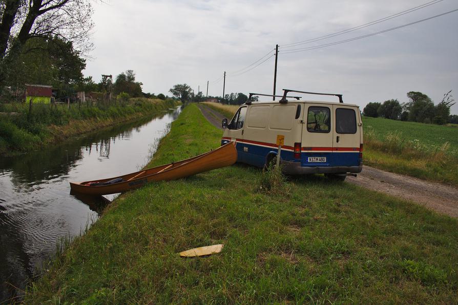 am Schleusengraben in Werbig