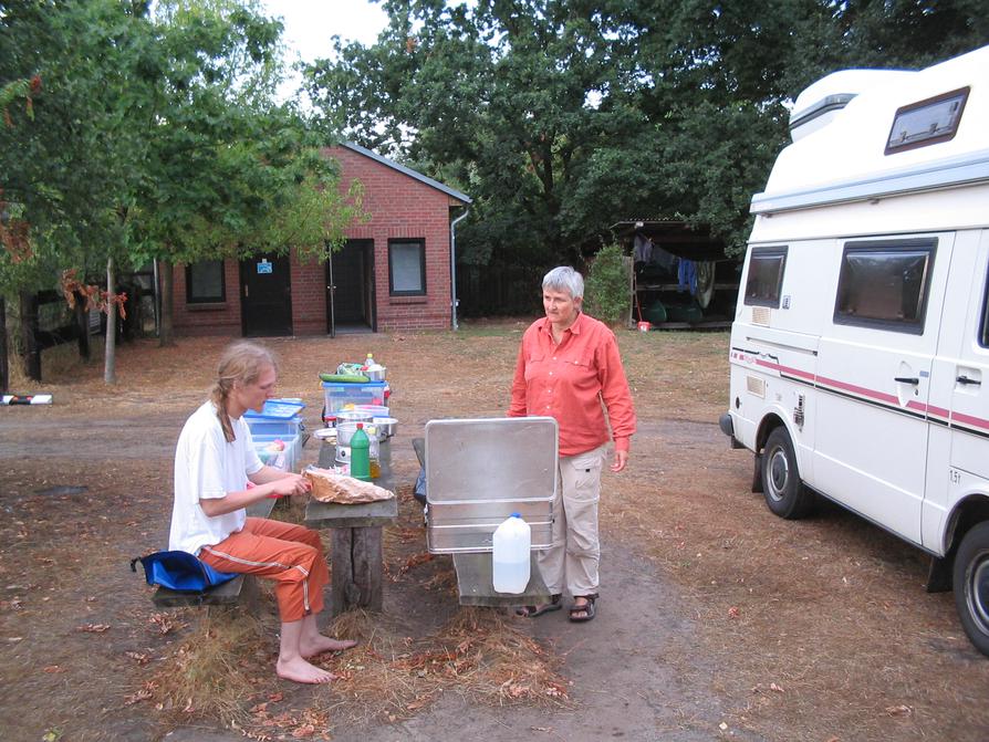 Essen kochen am WWR Eldekrug