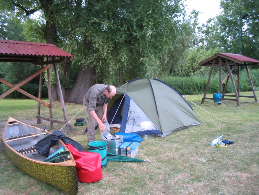 Wasserwanderrastplatz im Hafen Wesenberg