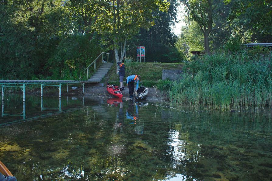 Einsetzstelle in Plön am Ascheberger Parkplatz