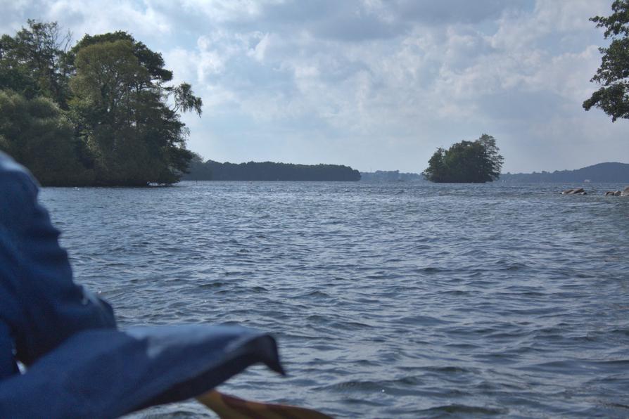 Großer Plöner See zwischen Langes Warder und Prinzeninsel