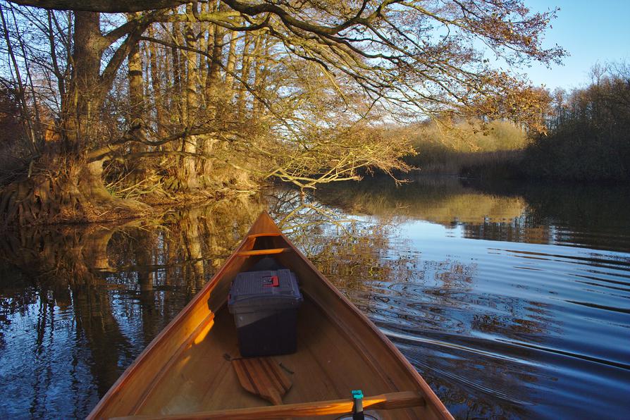 die Schwentine zwischen Fuhlensee und Kronsee