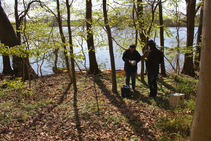 Pause am Wald vor Güsdorf