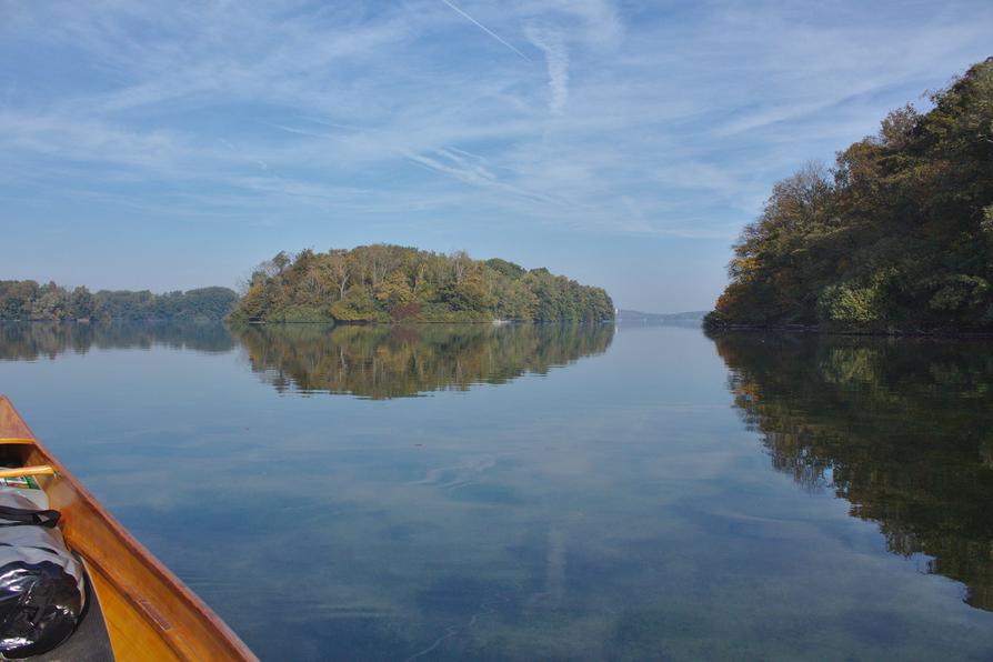 Im Naturschutzgebiet "Inseln im Plöner See"