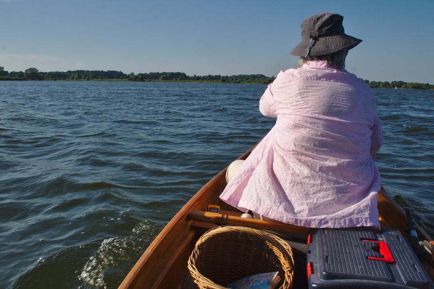 Seitenwind auf dem Lanker See