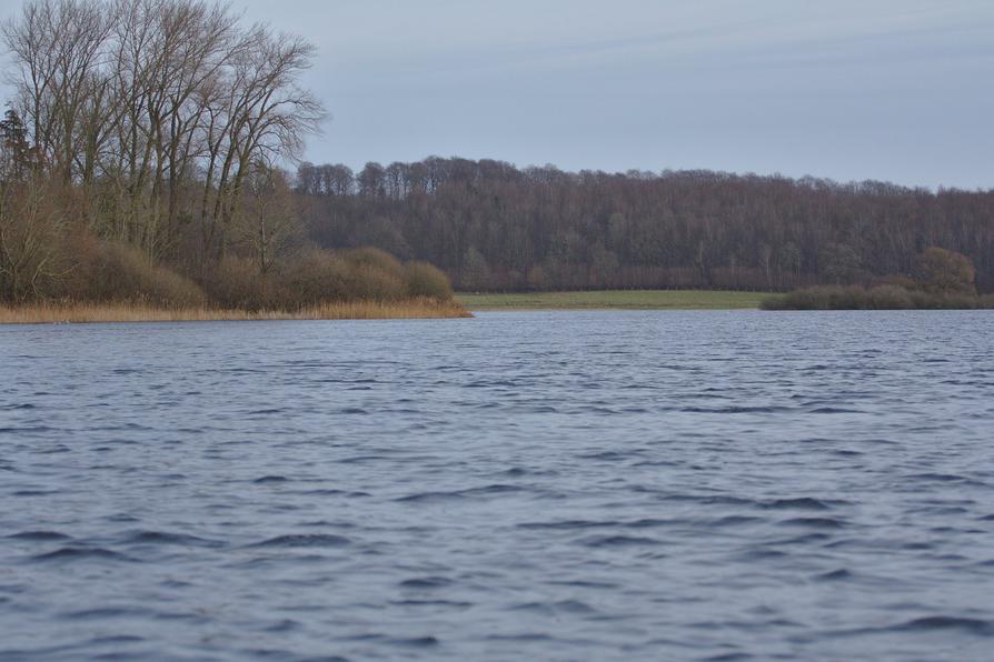 Eine stille Bucht im Lanker See