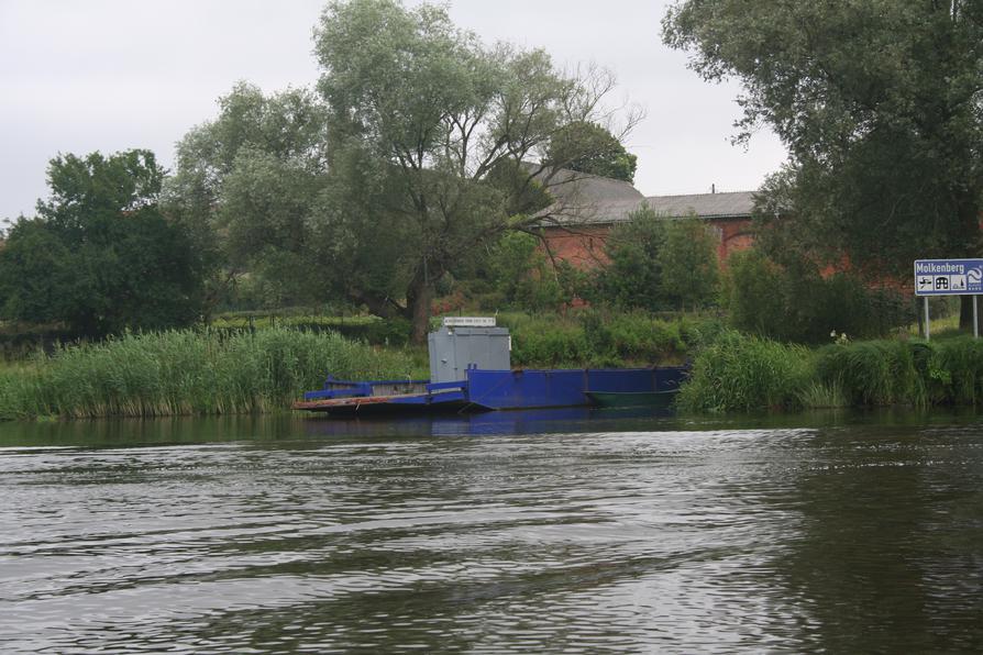 Landwirtschaftsfähre in Molkenberg an der Havel