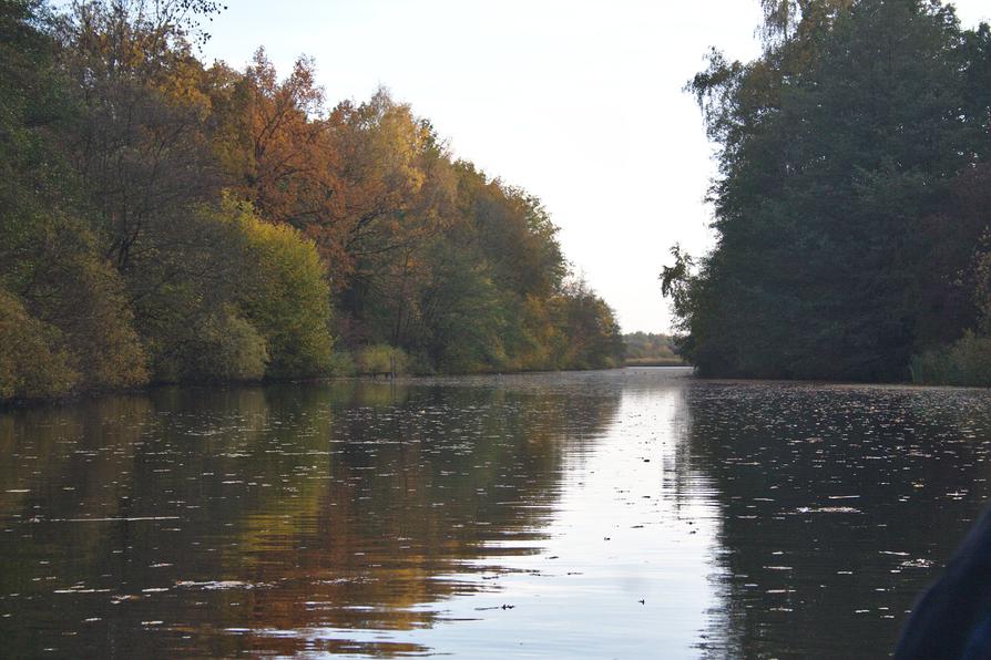 Abendstimmung auf dem Kanal