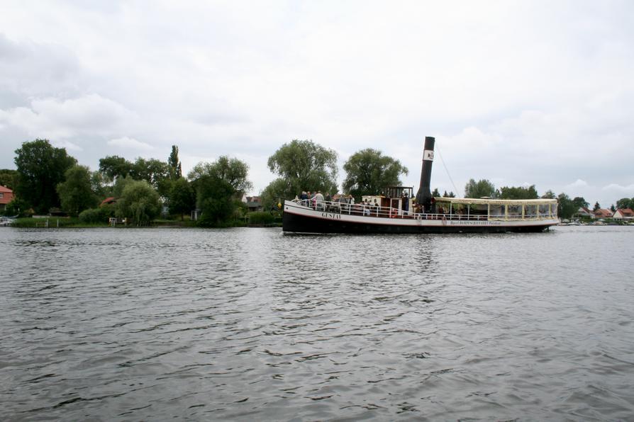 Dampfschiff Gustav auf dem Schwielowsee