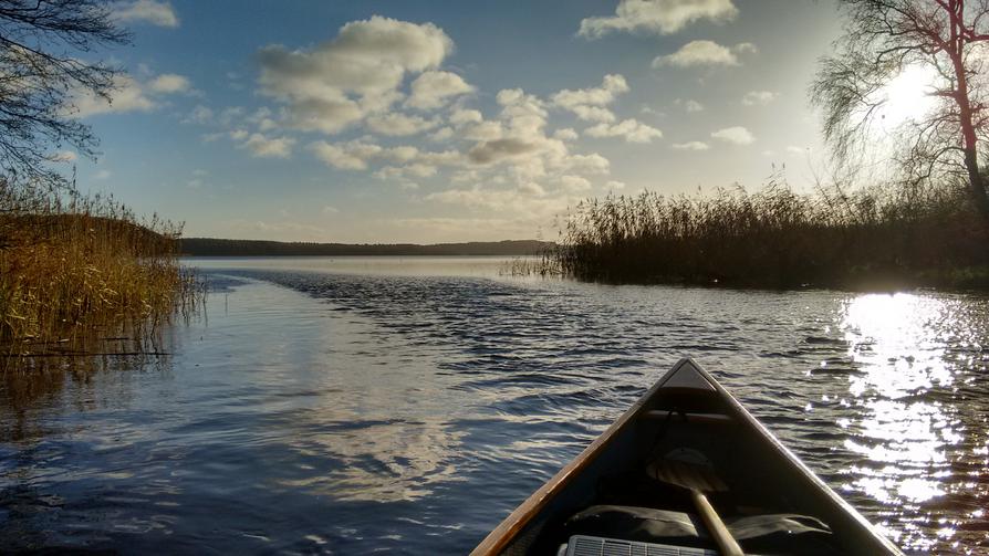 Ausfahrt auf den Westensee