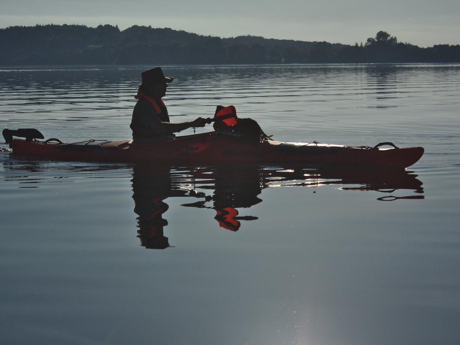 Frank auf dem Behler See