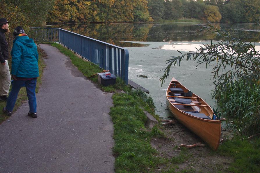 Wieder an der Einsetzstelle Rosensee